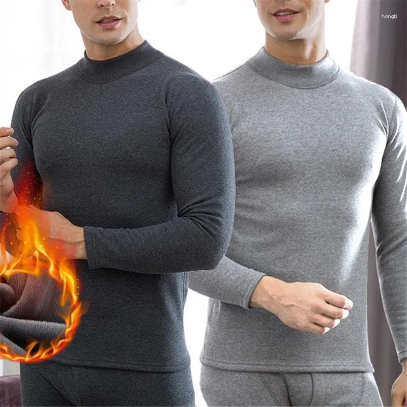 Sous-vêtements thermiques pour hommes hiver longs Johns hommes pour homme  épais Thermo pyjama ensemble garder au chaud polaire épaississement