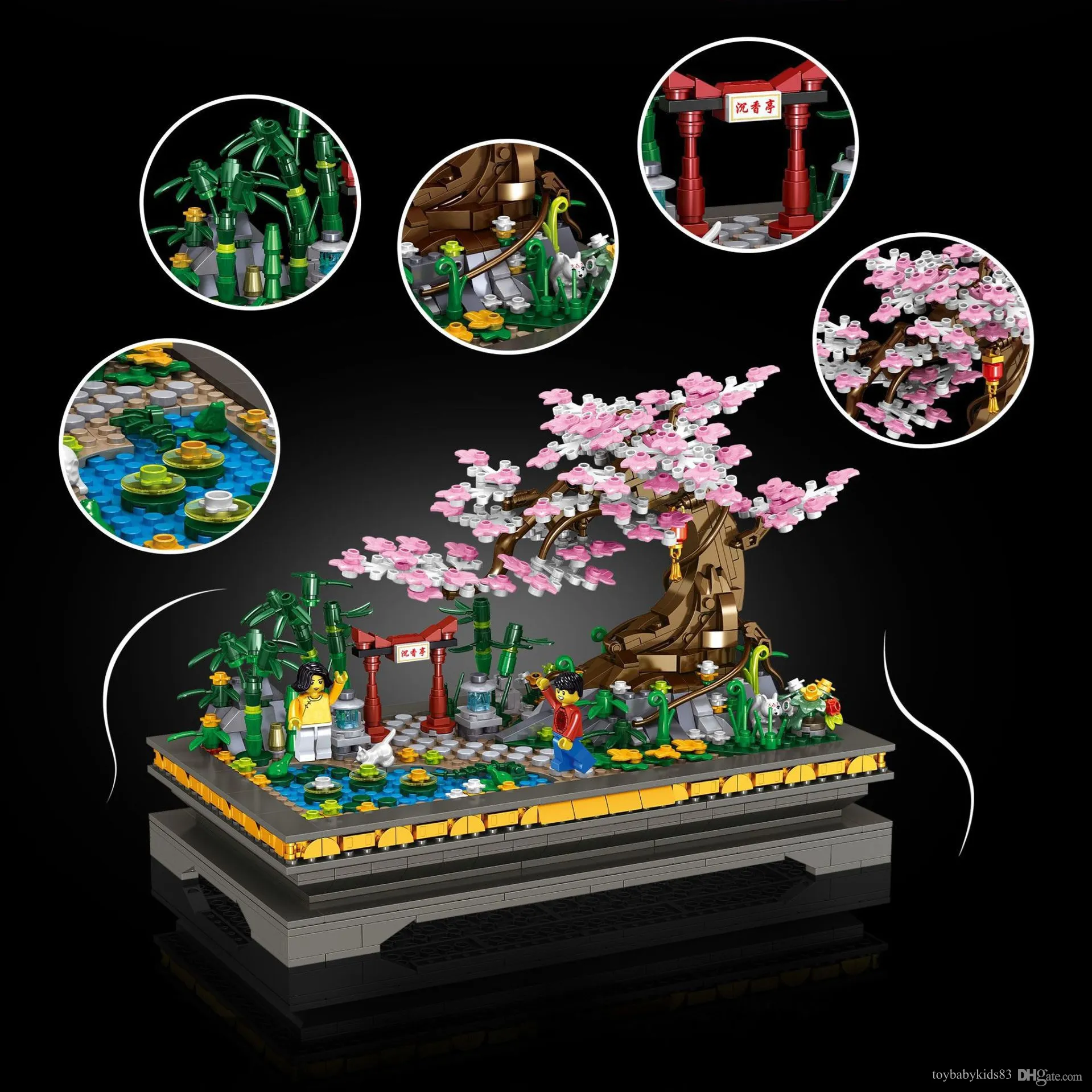 Build Block Flower Lepin Toys Mini Flower Bouquet Model Build Kit 71043 Funko Pop Block Bouquet Figure Fiori Secchi Decorativi Mini Block Anime Christmas Gift