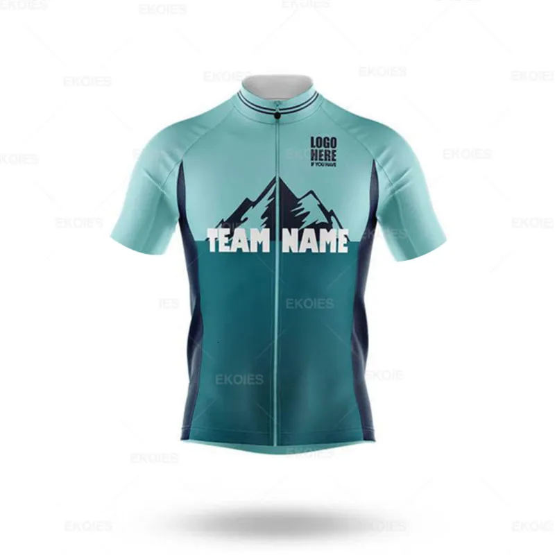 Cycling Shirts Tops Professional Custom Team Name Short Sleeve Unisex Summer Cycling Jerseys Ropa Ciclismo MTB Uniform Design Road Bike Jerseys 230828