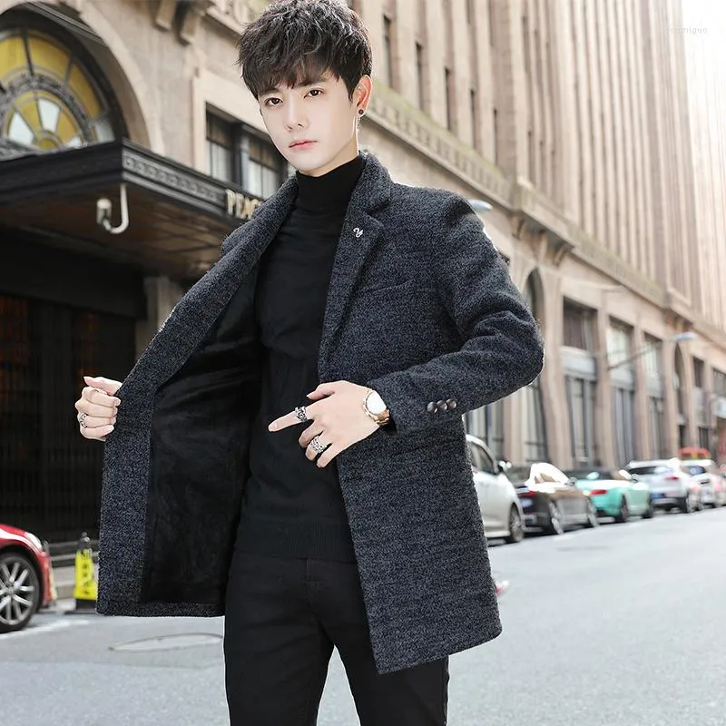 Winter Wool Trench Coat For Men Stylish, Warm & Plus Size Fit From