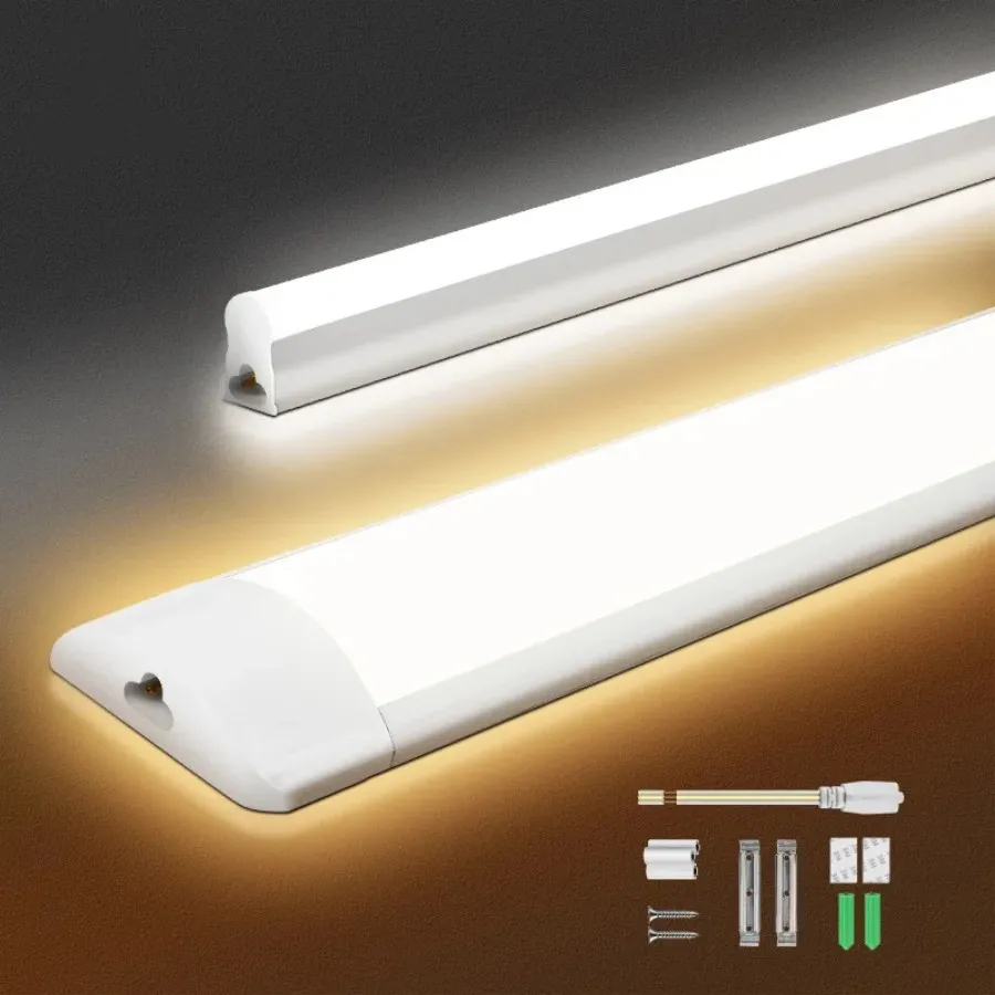 Tubi LED Luci Lampade per armadio da cucina 220V 110V Apparecchio di illuminazione a strisce LED 10W 20W 30/50CM Per camera da letto Armadio Lampada da cucina Tubo Bar