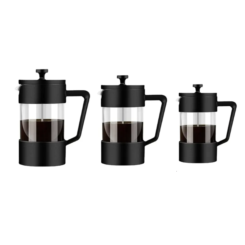 Bouteilles d'eau Presse française Cafetière Infusion froide Pot en verre épaissi résistant à la chaleur 230828