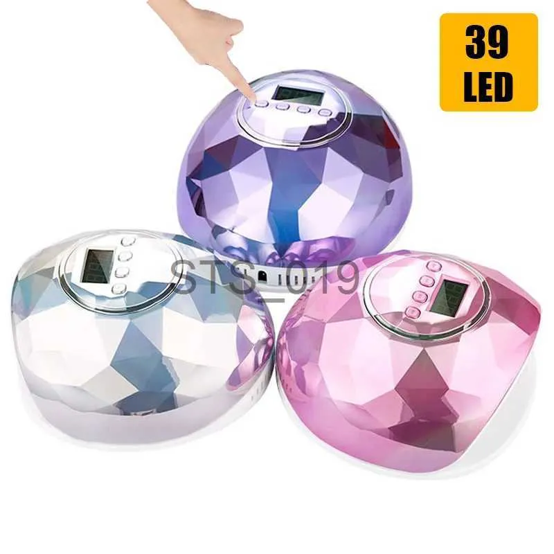 Secadores de uñas Lámpara LED UV de 78W Secador de uñas para máquina de manicura profesional Lámpara de uñas Lámpara de curado de gel para secar esmalte de uñas con pantalla LCD x0828