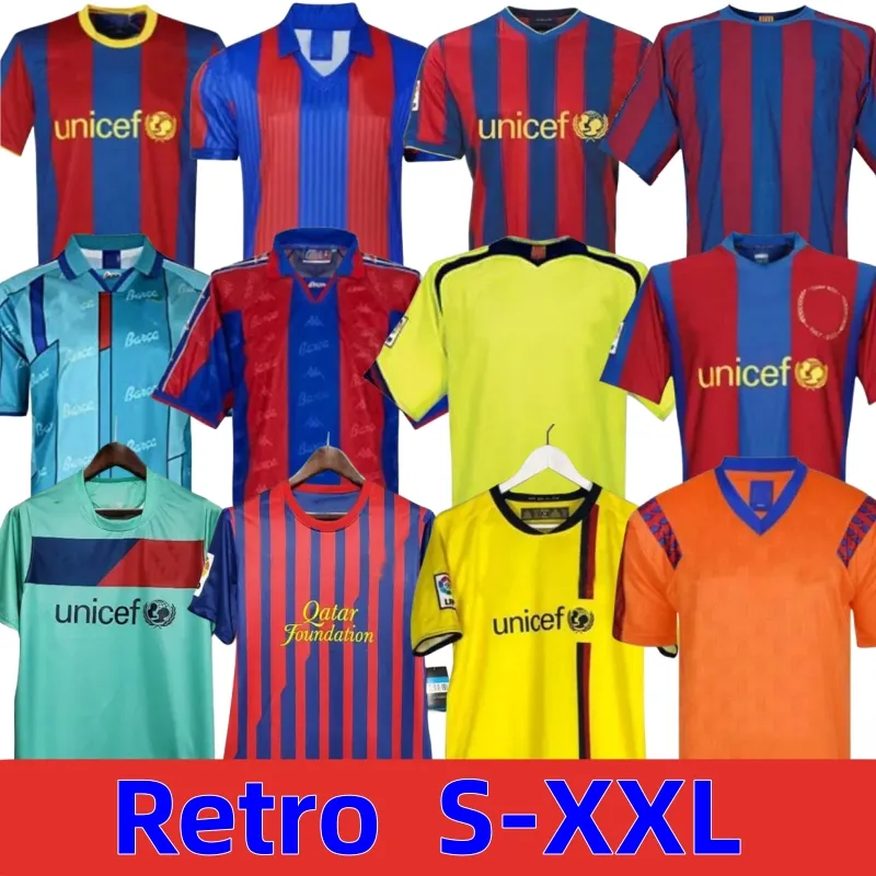 Retro Barcelona camisas de futebol XAVI RONALDINHO 96 97 08 09 10 11 RONALDO RIVALDO GUARDIOLA Iniesta finais clássico 12 13 14 15 16 17 camisas de futebol RONALDINHO
