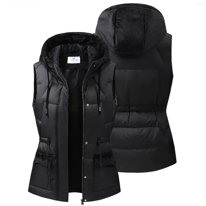 Damen-Trenchcoats, Winterjacken für Damen, Schneemantel, Damenweste mit Kapuze, locker