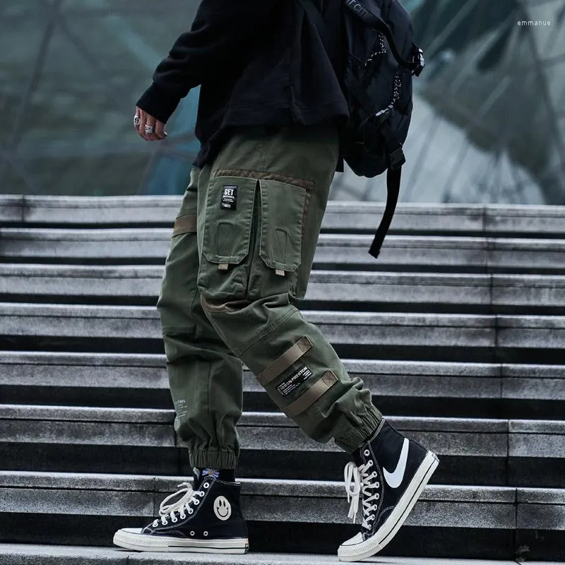 Pantalones con bolsillos laterales para hombre new arrivals