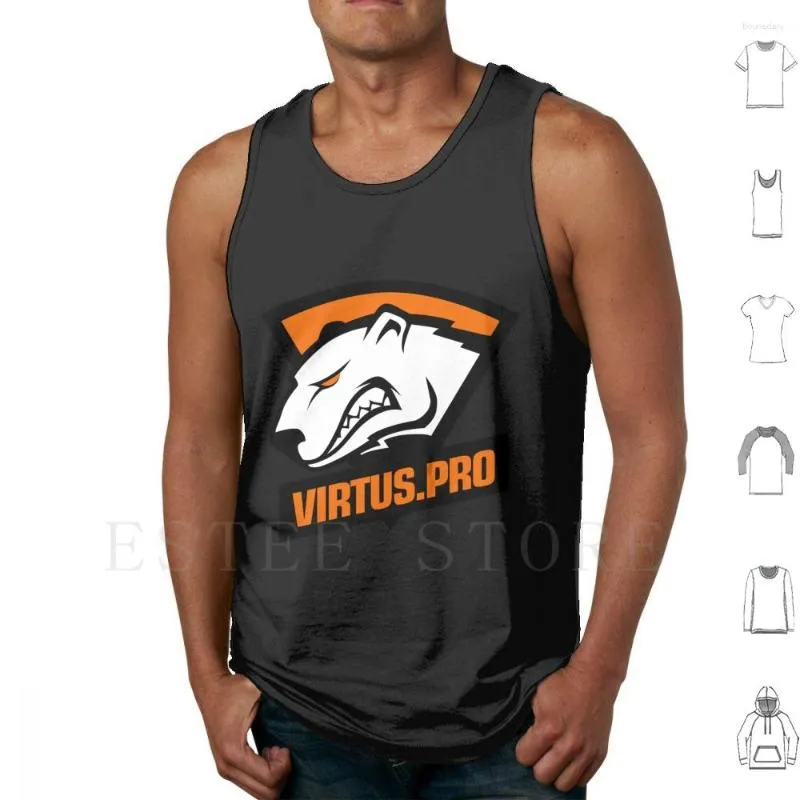 Men's Tank Tops Team : Virtus Pro Vest Sleeveless Csgo Cs Counter Strike Go Pasha Biceps Game