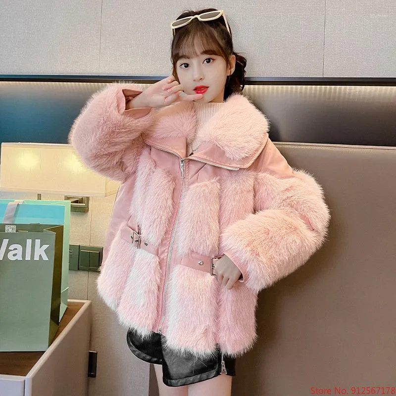 Veste fausse fourrure fille 14 ans hot sale