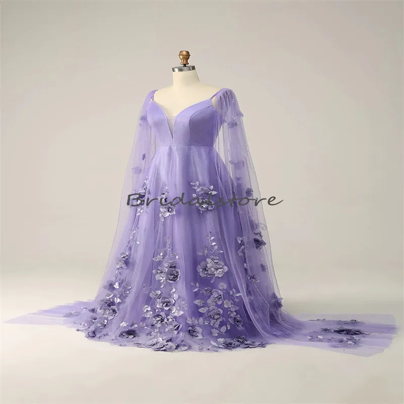 Luxury Lilac Floral Evening Dress Backless Watteau... From Bridalstore, $136.85 | DHgate.Com Luxury Lilac Floral Evening Dress Backless Watteau... From Bridalstore, $136.85 | DHgate.Com