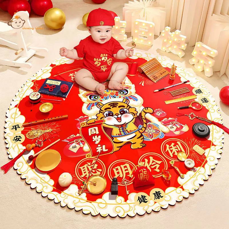 Kläder sätter baby Zhuazhou Set Props Catch Suy Girl Toys First Birthday Gift Party P Ograph 230828