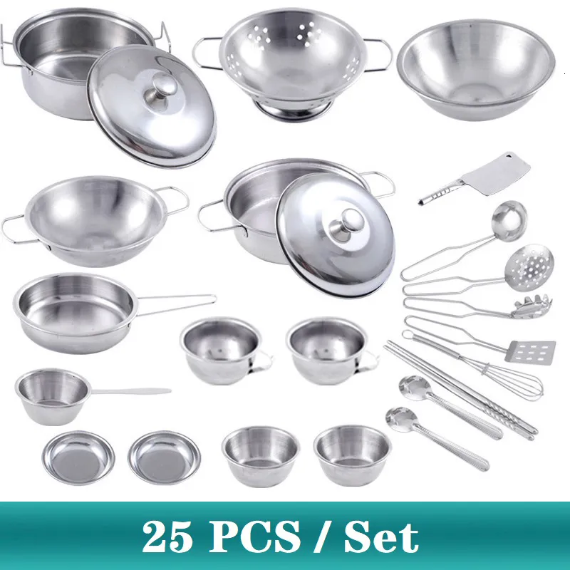 Mini Kitchen Utensil Set For Girls Stainless Steel, Holds Cooking,  Education, Pretend Play Food Pyramid From Kai07, $8.66