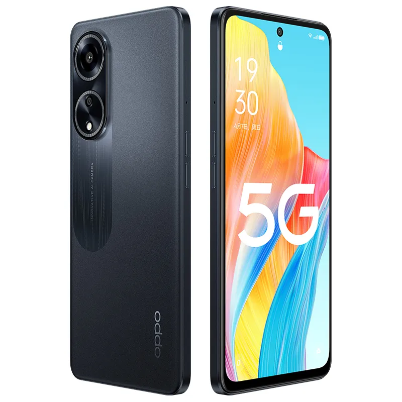 Oryginalny Oppo A1 5G Telefon komórkowy Smart 8 GB 12 GB RAM 256 GB ROM Snapdragon 695 Android 6.72 "LCD 120Hz Pełny wyświetlacz 50.0MP 5000 m.