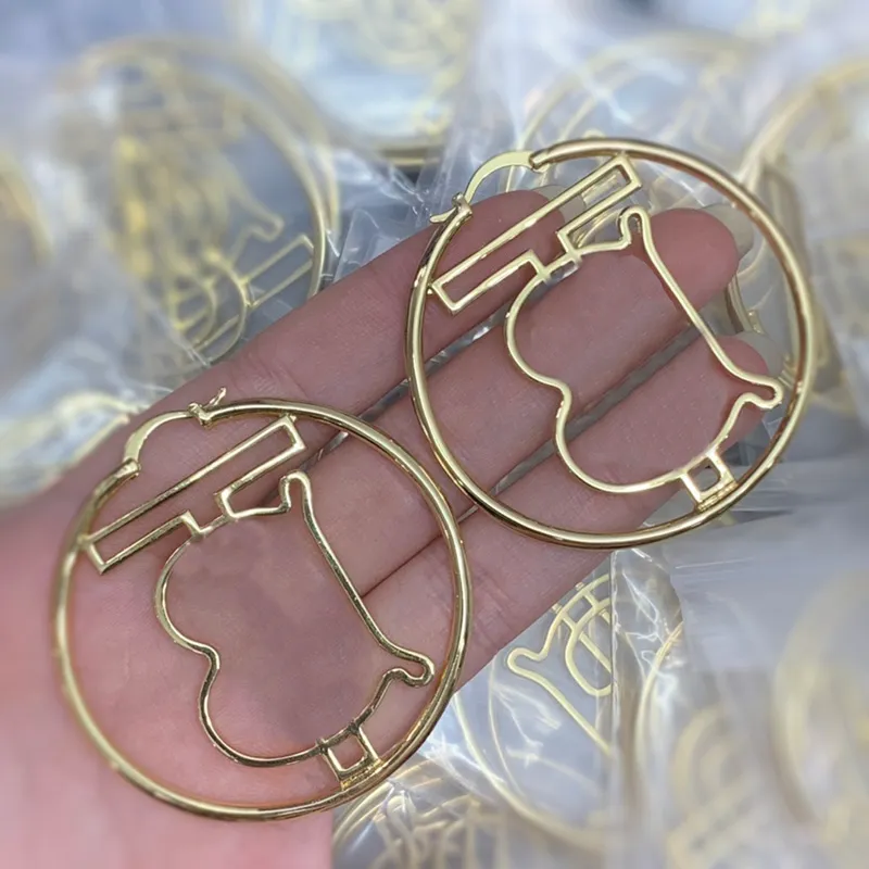 Studörhängen Gold Hoops Luxury Earring Designer för kvinnor Män Aretes mode bröllop B Earings B smycken dinglar 2023 Trendy Orecchini G5