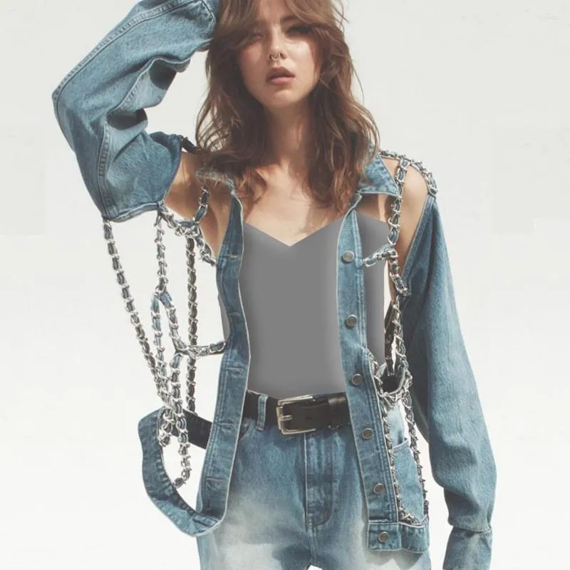DHgate.com:Womens Denim Jacket, Spring/Summer Long Sleeve
