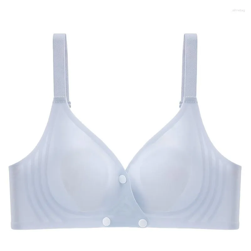 Large Size Bras Jelly Buttoned Underwear For Postpartum Feeding