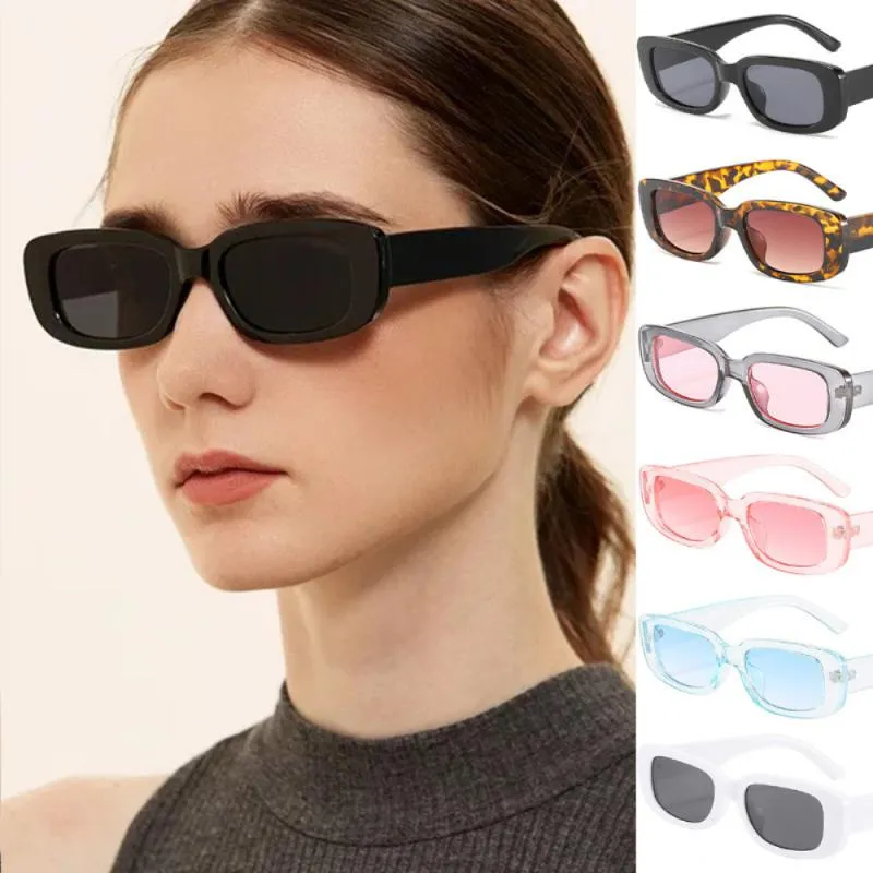Mode streetwear tinten UV400 zonnebril vintage zonnebril klein frame cat eye
