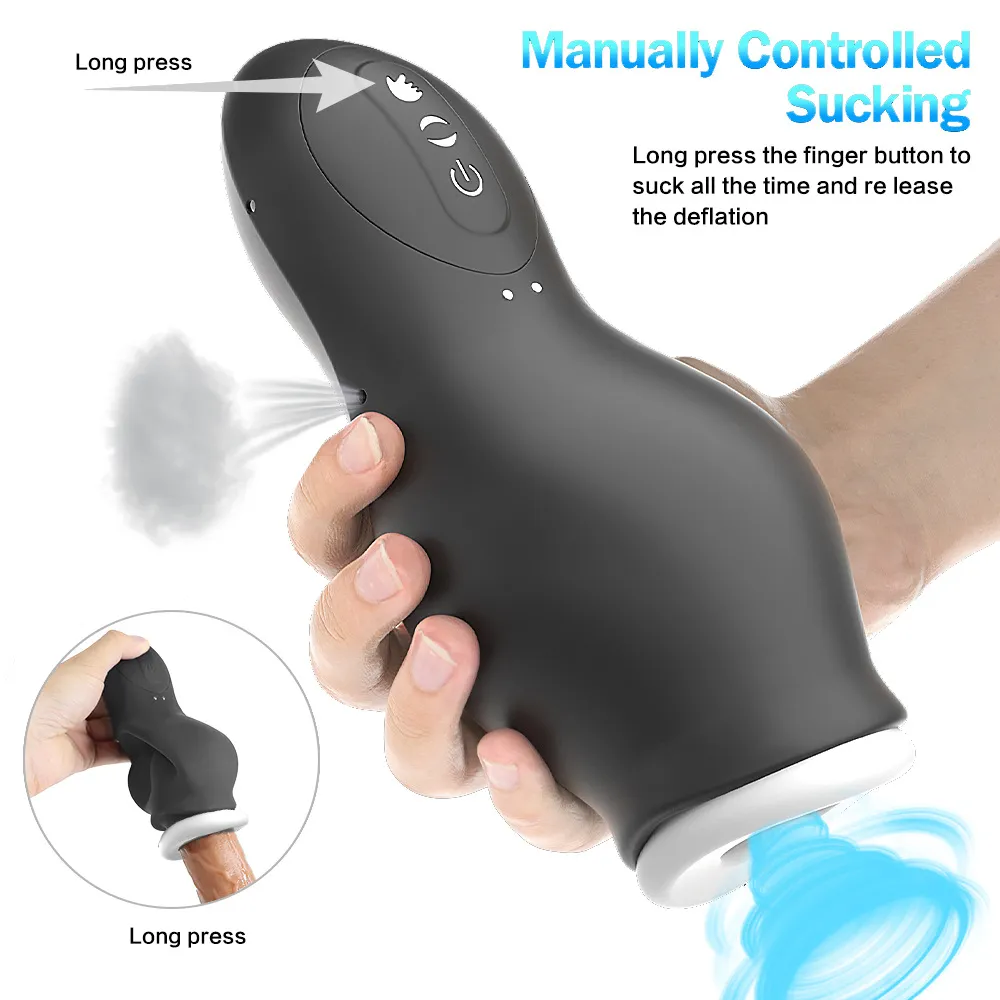 Automatisch saugender Masturbator Cup Hine Blowjob Pocket Pussy Male Masturbation Tools für Männer 18+ Sex_voghion.com