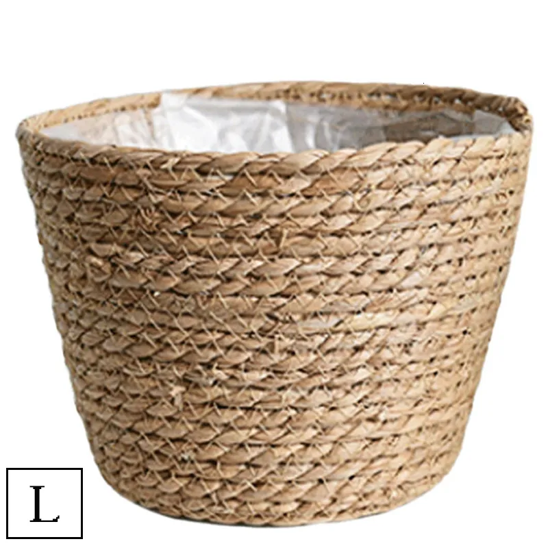Plantable Straw Planter Indoor/Outdoor Cane Plant Baskets For Grass And Flowers FU 230829 From