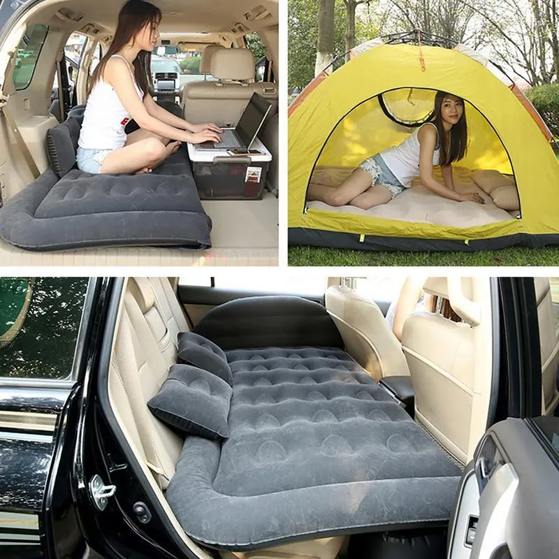 Matelas gonflable de lit de voiture, accessoires d'intérieur, pour costume de coffre, tente de Camping de voyage, coussin gonflable de couchage, convient