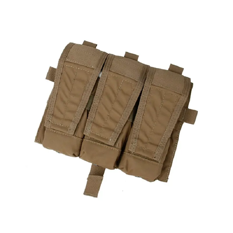 Duffel Bags T3153 Outdoor Sports AVS Vest ersätter frontpanelen Tactical Triple Magazine Bag 230828