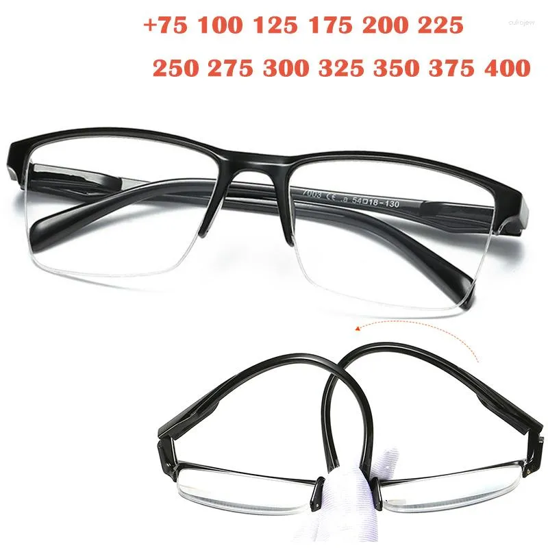 Reading glasses sale with half clear