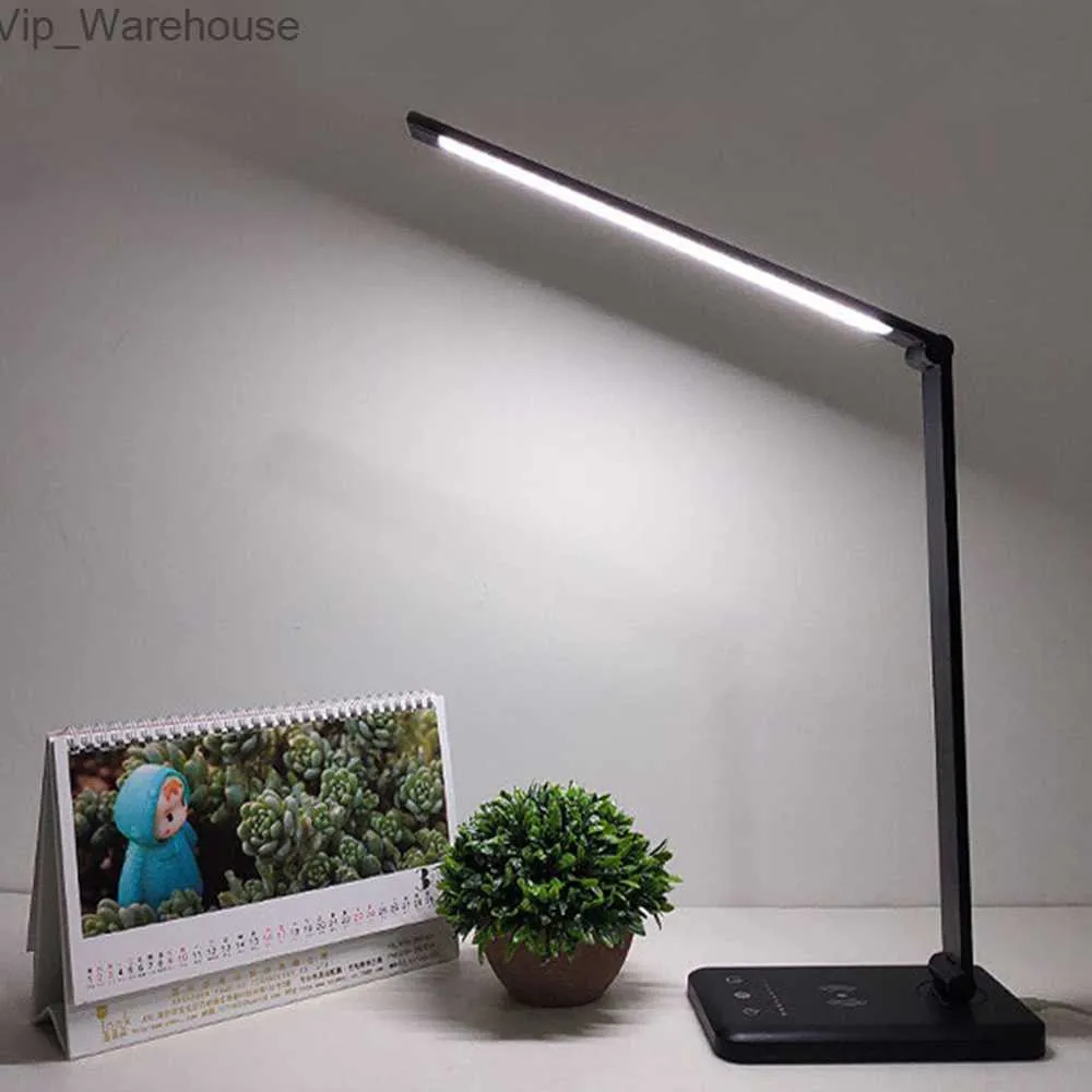 Lampes de bureau Led pliantes USB lampe de Table de Protection des yeux 5 niveau à intensité variable veilleuse tactile pour bureau chambre chevet lecture étude HKD230829 HKD230829