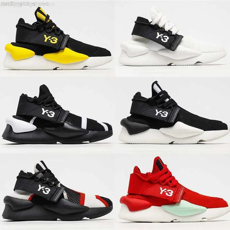 Og Hommes Y3 Chaussures Kaiwa Designer Baskets Kusari Ii Mode Femmes Noir Blanc Rouge Jaune Trendy Lady Y-3 Entraîneurs Occasionnels Taille 36-45