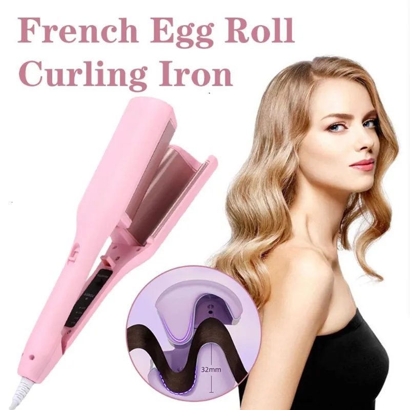 Professional 32mm Ceramic Deep Waver Hair Waver Iron Wand Egg Roll Fast Heating Styling Tool From Mu09 38.52 DHgate.Com