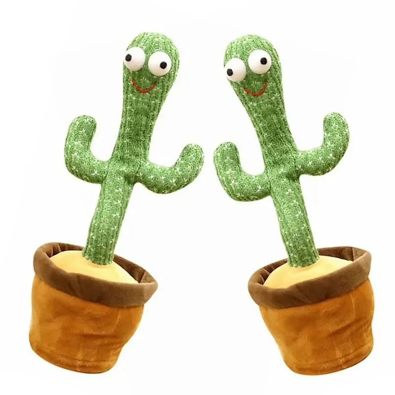 Peluche Cactus Danzante in Tessuto a Maglia Peluche 500 Pezzi