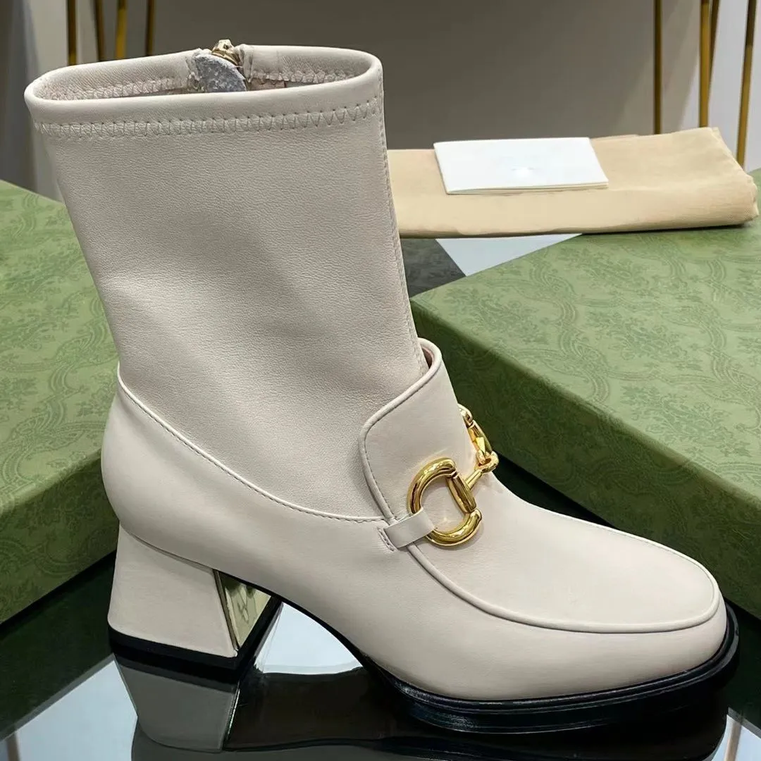 Metal trim 2025 ankle boots