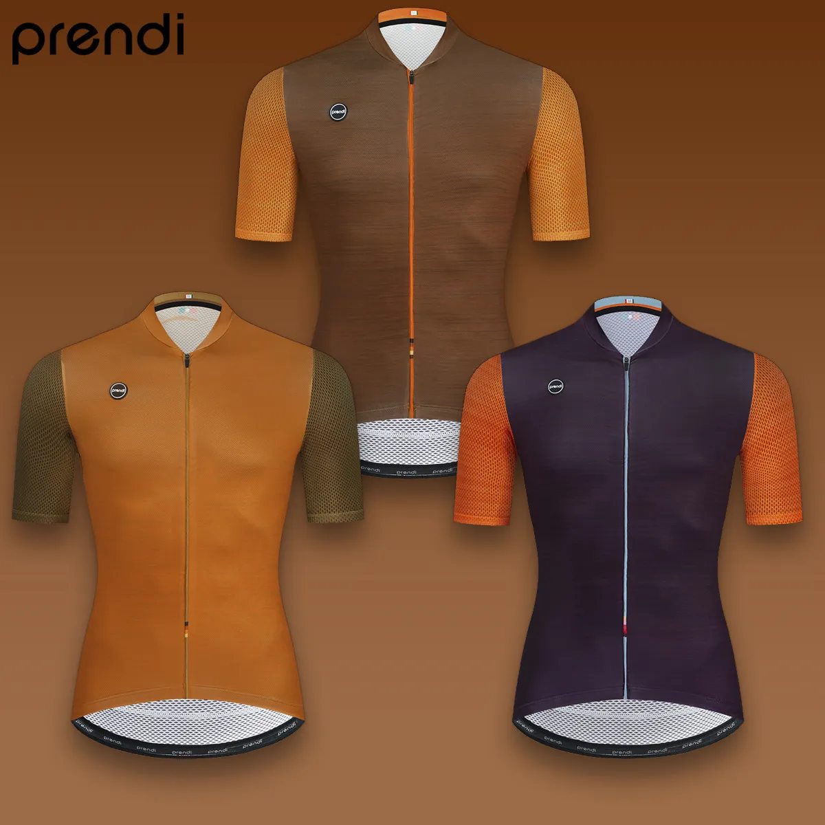 Camicie da ciclismo Top PRENDI Maglia da ciclismo da uomo Manica corta Abbigliamento da bicicletta estivo Traspirante Cerniera completa Uomo Bici Abbigliamento sportivo da esterno 230828