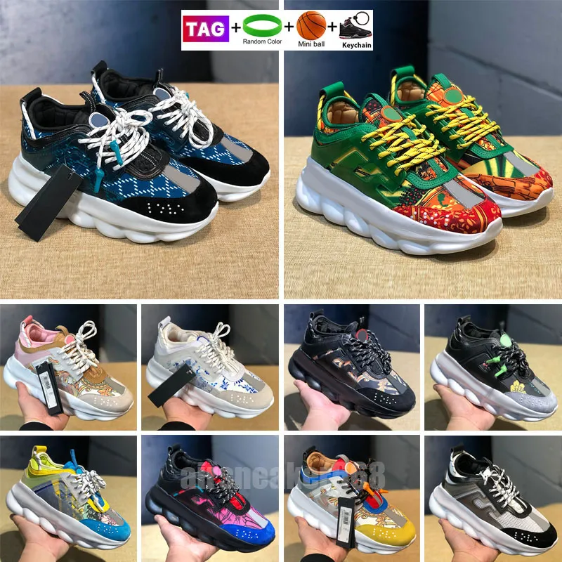 Elegant Chain Reaction Designer Sneakers Premium Quality Chain Link Trainer Shoes Wild Jewels Running Shoes EUR 36 47
