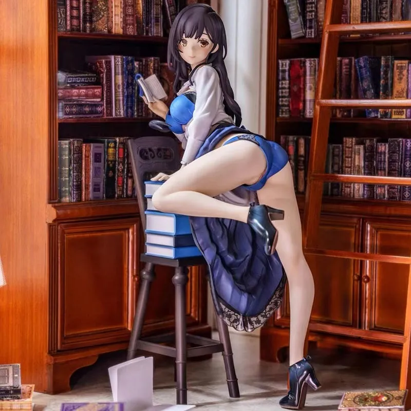 Parmak oyuncaklar yerli Japon anime seksi kız edebi kız 1/7 pvc aksiyon figür yetişkin heykel hentai koleksiyon model oyuncaklar hediye en yüksek versiyon.