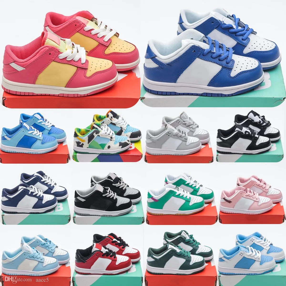 Chunky Panda Sneakers Designer Running Shoes For Kids, Toddlers, Boys