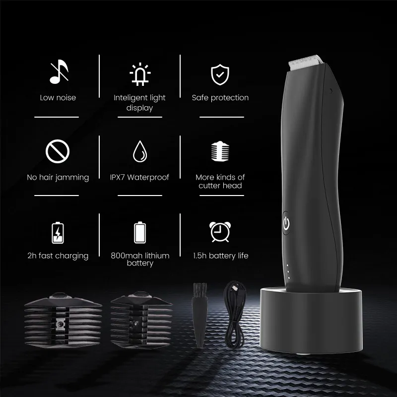 Rasoirs électriques Tondeuse à cheveux professionnelle Tondeuse à barbe rechargeable Machine de découpe Rasoir pour rasage du corps Rasoir de sécurité 230828