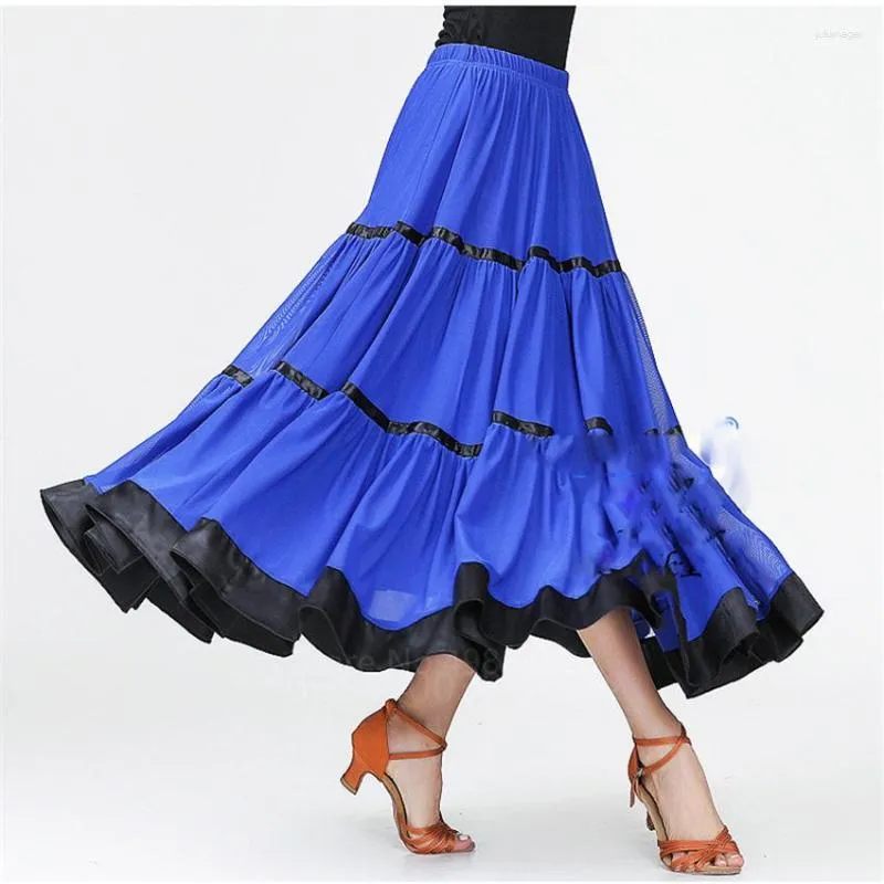 Stage Wear Gypsy Femme Espagnol Flamenco Jupe Big Swing Carnaval Party Performance Ballroom Belly Dance Costumes Robe élégante