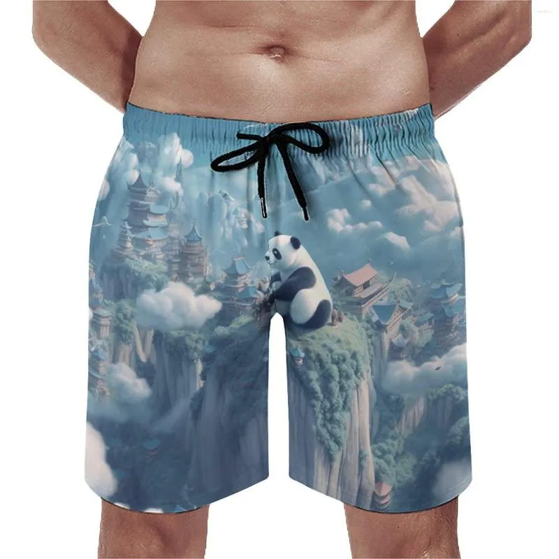 Short pour hommes Panda Board été 3D Animal course Surf pantalon court mâle séchage rapide conception classique grande taille maillot de bain