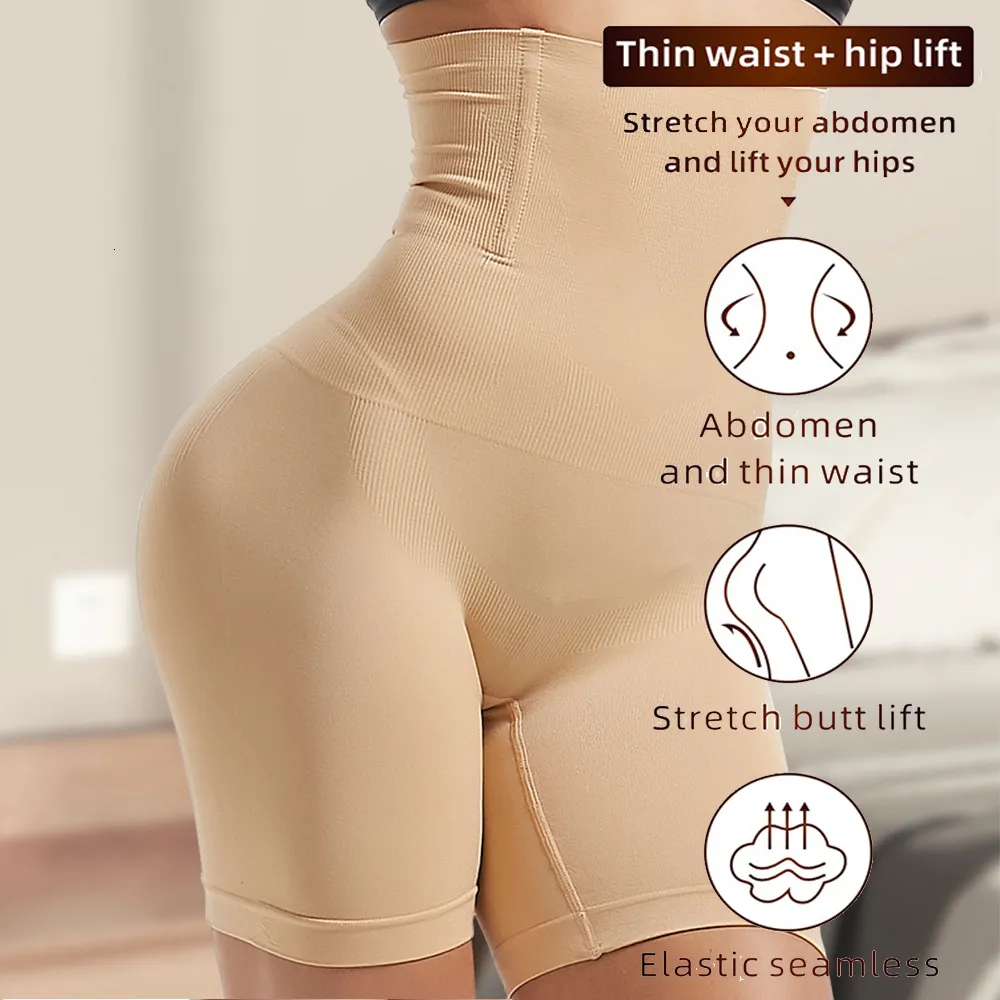 High Waist Tummy Trainer Hip Shaper Panty With Belly Control And