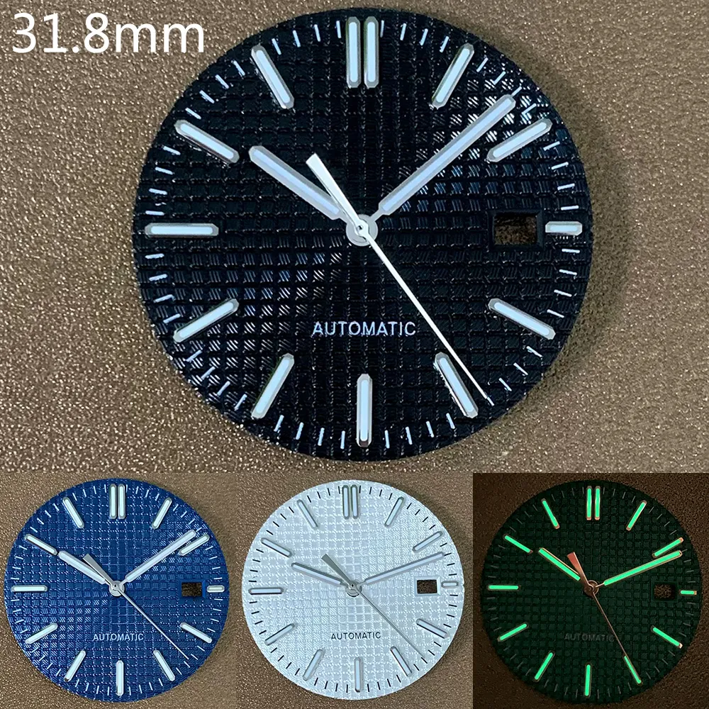 Jeu D'Aiguilles Vert Lumineux Pour Mouvement De Montre NH35/NH36 (13mm, 3 Aiguilles)