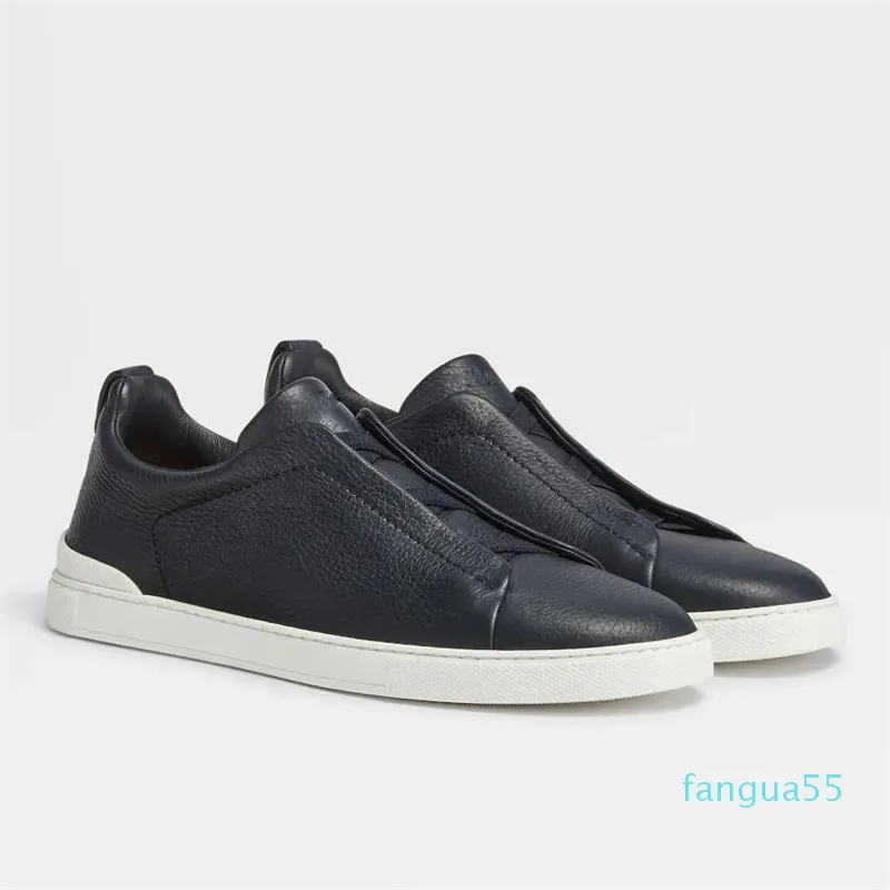 2023-Scarpe Casual di lusso Stitch Uomo Skateboarding Crossing Elastici Sneakers Low-top Stili di vita Uomo Scivola su scarpe da trekking da passeggio