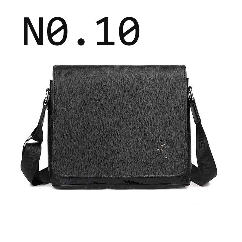 Luxury Designer PU Leather Mens Tote Grey Cross Body Bag With 