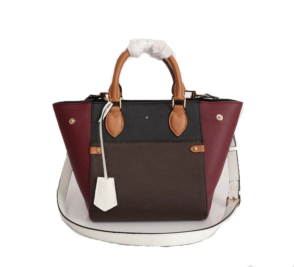 2023 TOP Designer Femmes Totes Luxe Dame Classique Fleur Lettre Sacs À Main Tops Qualité Sacs À Bandoulière En Cuir Chaînes Sac À Bandoulière Original Plaid sacs à main 45v389