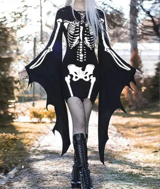 Gothic Medieval Cosplay Dress for Women Black Bodycon Mini Bat Wing Halloween Costume from Dhgate Theme Costume - price 35.62 Gothic Medieval Cosplay Dress for Women Black Bodycon Mini Bat Wing Halloween Costume from Dhgate Theme Costume - price 35.62