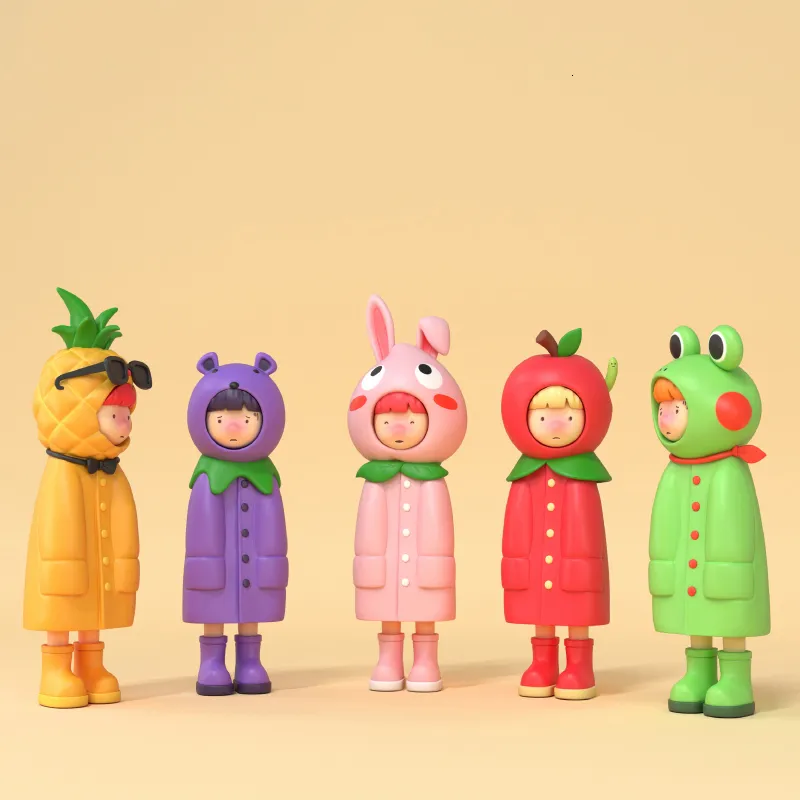 Blind box Sosim World 2 Escape Room Fruit Series Blind Box Toys Mystery Box Originele actiefiguur Mystere Doll Kawaii Modelcadeau 230828