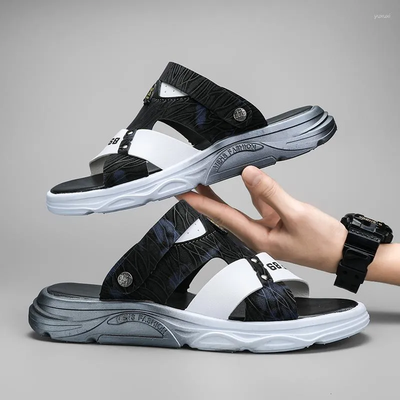 Mens Slip On Beach Sandals For Men Comfortable Breathable Non