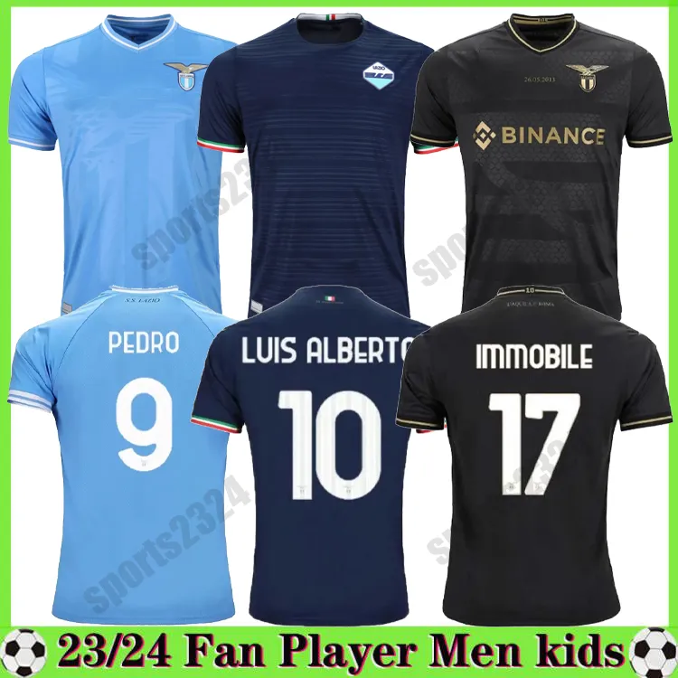 23 24 24 Jersey Lazio Soccer 2023 2024 Lazio Anniversary Footbo