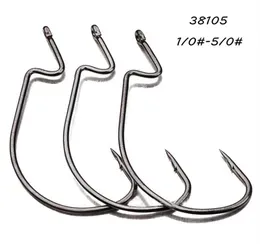 200pcs lot 5 Sizes 1 05 0 38105 Worm Hook High Carbon Steel Barbed Fishing Hooks Fishhooks Pesca Tackle Accessories A043273W1791158