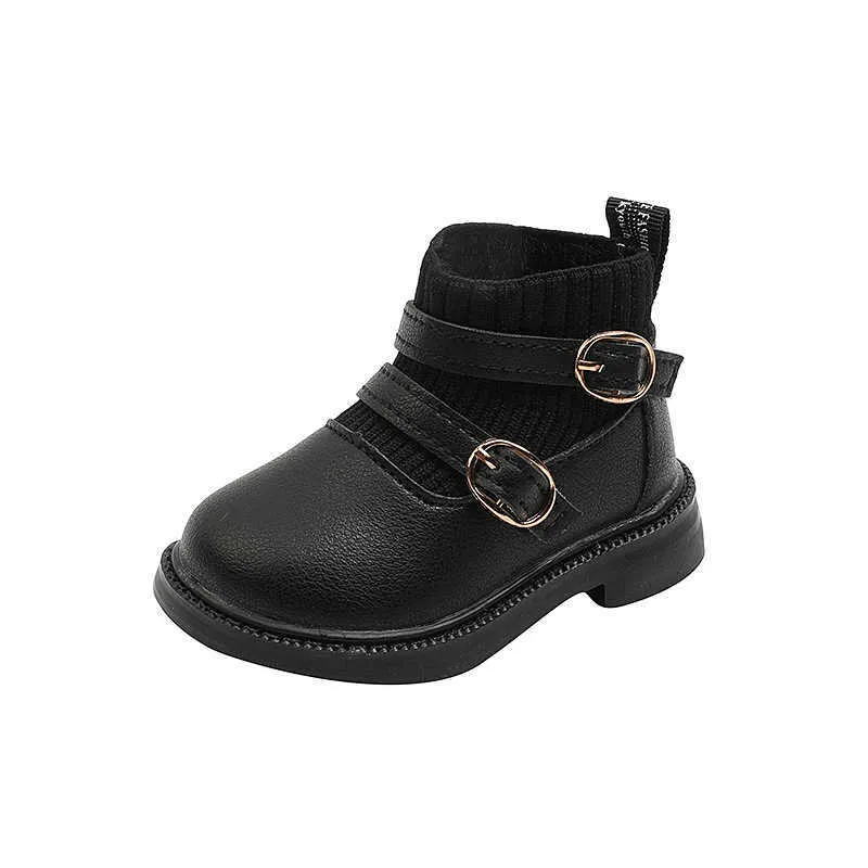 Toddler girl black hot sale boots size 7