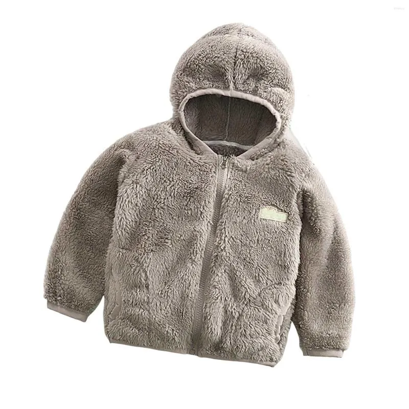 Jackets 1 8 Year Old Children s H Coat Baby Coral Hooded Thickened Boys And Girls Medium Size Toddlers Girls Winter Coats