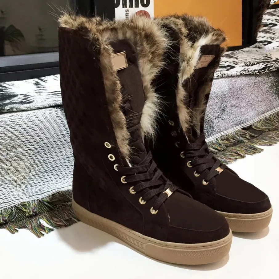 Luxury Designer boots women's Martin wooden cowboy snow black leather luxury boots woman gdhfdh